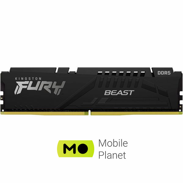 Оперативна пам'ять DDR5 16GB 5600 MHz Beast Black Kingston Fury (ex. HyperX) (KF556C40BB-16) (UA)