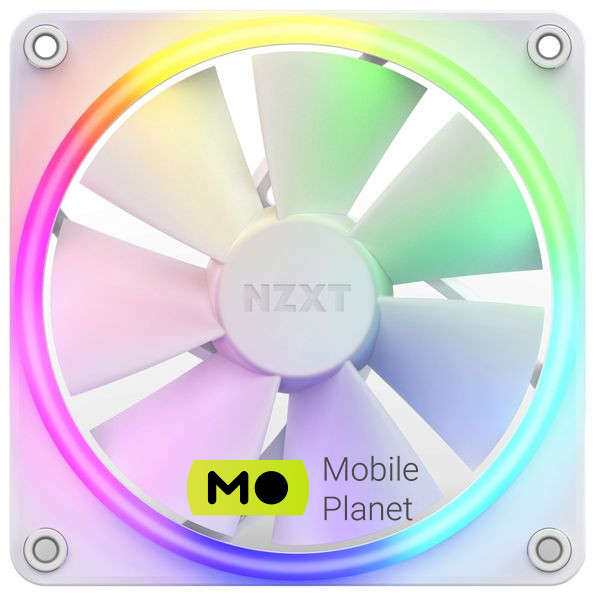 Кулер для корпусу NZXT F120RGB Single (White) (RF-R12SF-W1) (UA)