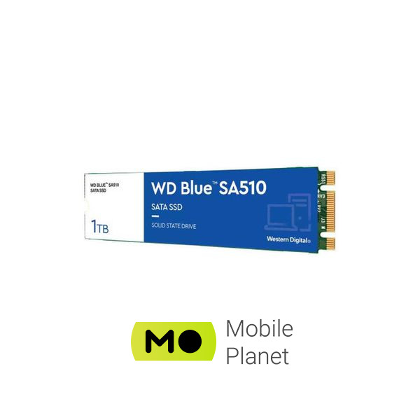 SSD диск M.2 2280 1TB SA510 WD (WDS100T3B0B) (UA)