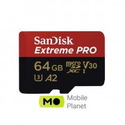 SanDisk 64GB microSDXC class 10 UHS-I U3 Extreme Pro V30 (SDSQXCU-064G-GN6MA) (UA)