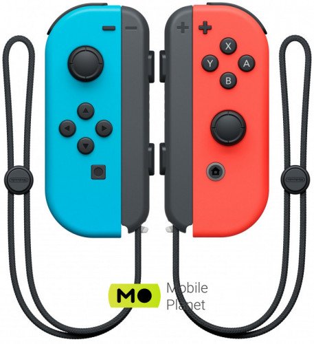Nintendo Joy-Con Neon Red/Neon Blue Pair (45496430566)
