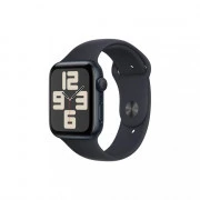 Apple Watch SE 2 GPS 44mm Midnight Aluminium Case with Midnight Sport Band S/M (MRE73)