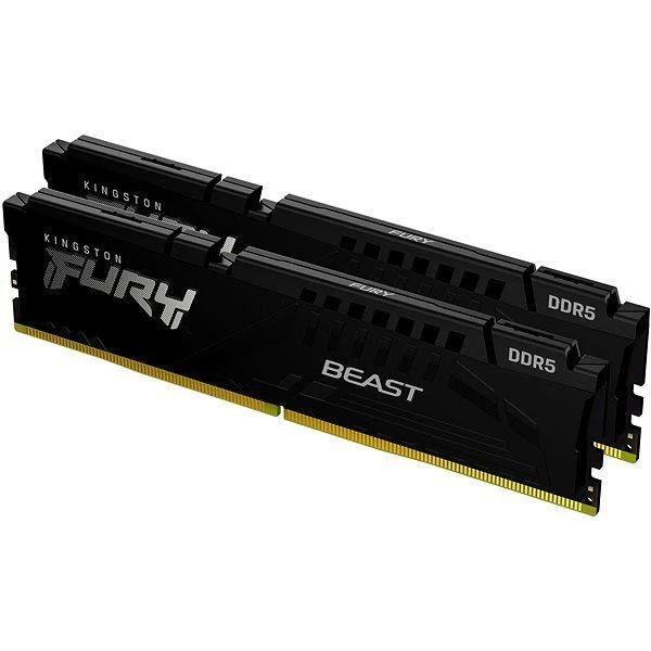 Оперативна пам'ять Kingston FURY 64 GB (2x32GB) DDR5 5600 MHz Beast Black EXPO (KF556C36BBEK2-64) (UA)