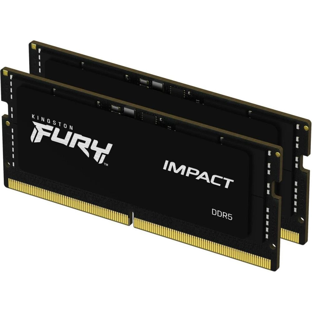Оперативна пам'ять Kingston FURY 32 GB (2x16 GB) SO-DIMM DDR5 5600 MHz Impact (KF556S40IBK2-32) (UA)