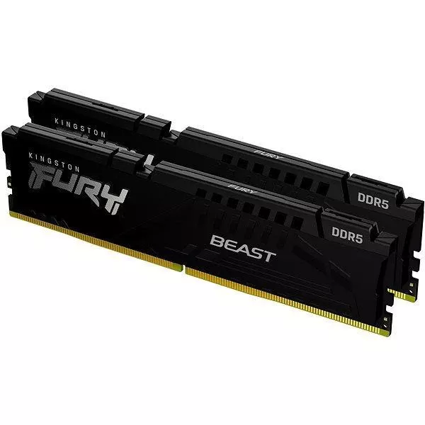 Оперативна пам'ять Kingston FURY 64 GB (2x32GB) DDR5 5600 MHz Beast Black EXPO (KF556C36BBEK2-64) (UA)