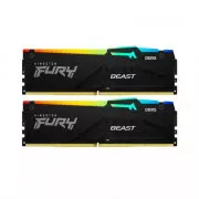 Kingston FURY 64 GB (2x32GB) DDR5 6000 MHz Beast RGB EXPO (KF560C36BBEAK2-64) (UA)
