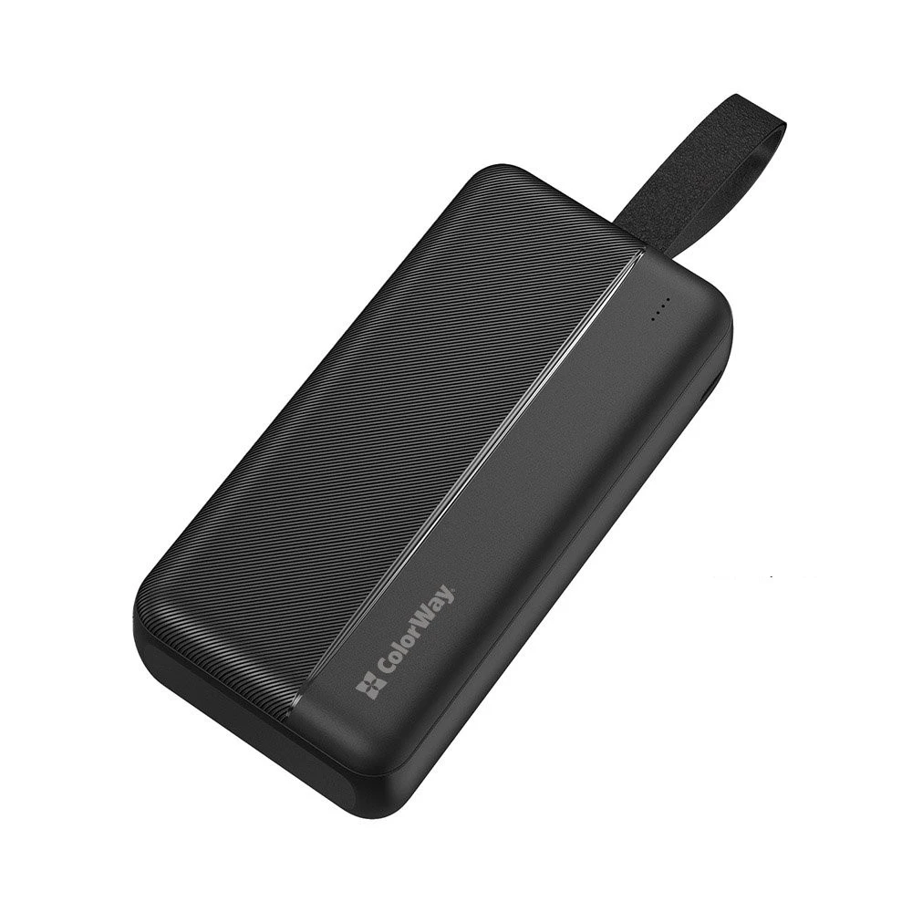 Мобільна батарея ColorWay High-power 2 30000mAh Black (CW-PB300LPC2BK-PD) (UA)