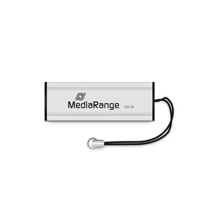 Флеш память USB3.0 128GB MediaRange Black/Silver (MR918) (UA)