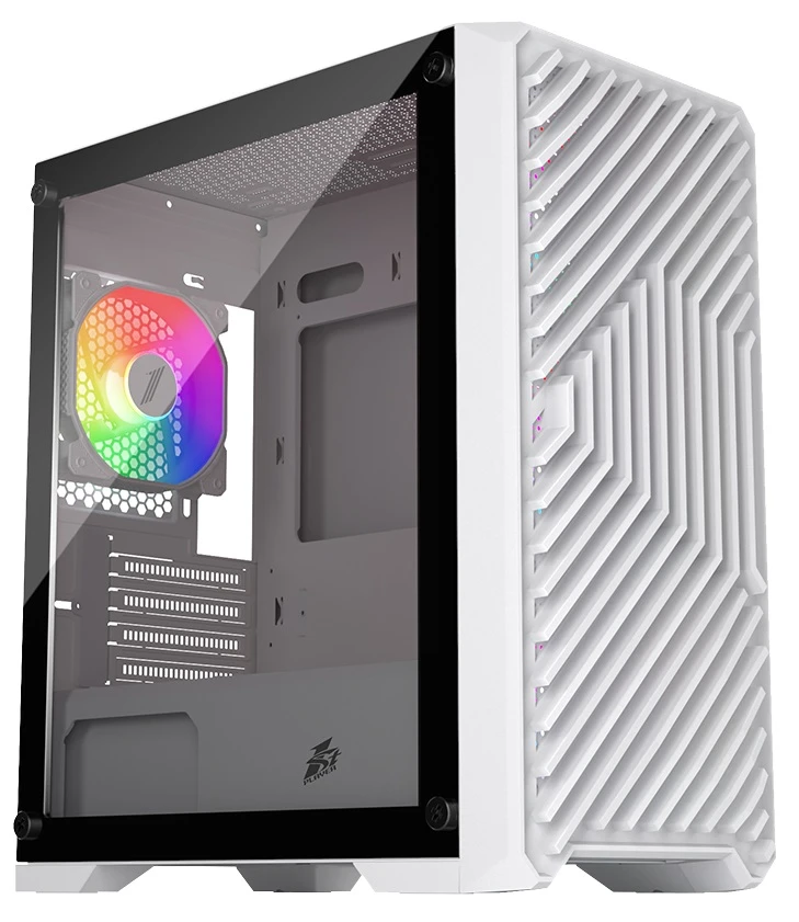 Корпус 1stPlayer T5-4F1-W-WH White без БП (UA)