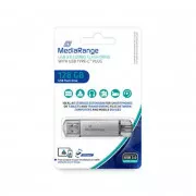 USB3.0 128GB Type-C MediaRange Silver (MR938) (UA)