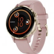 Garmin Venu 3S Soft Gold S. Steel Bezel w. Dust Rose Case and S. Band (010-02785-03/53)