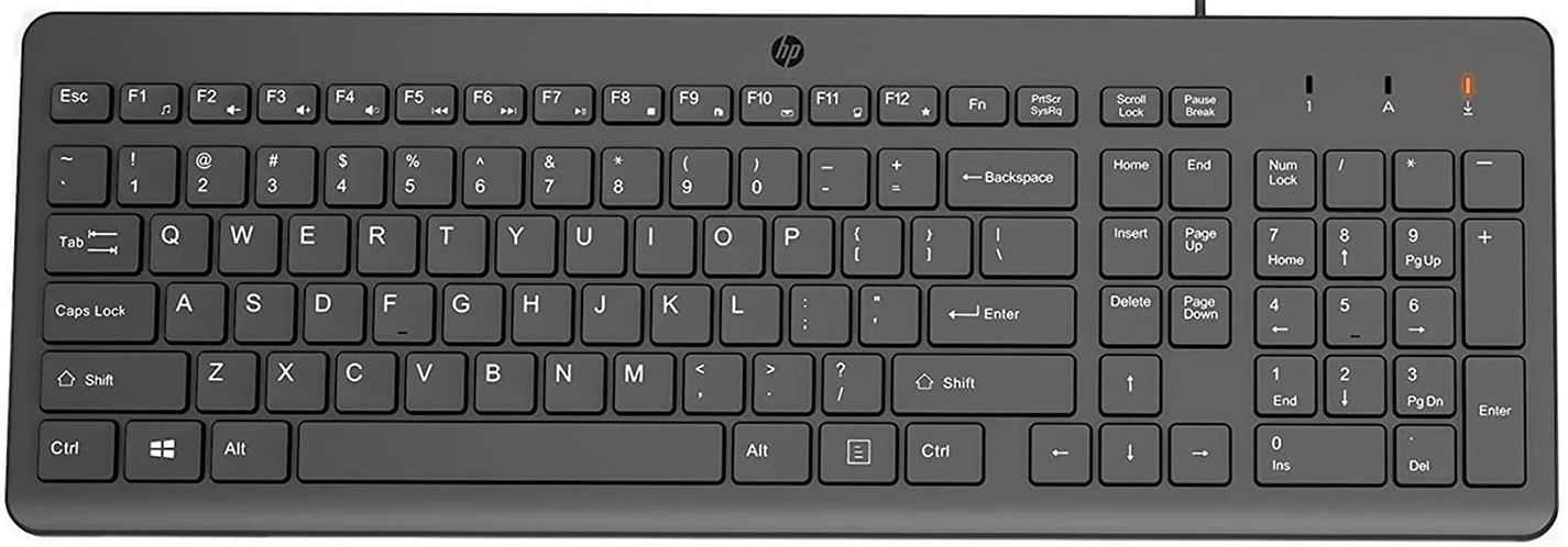 Клавиатура HP 150 USB UA Black (664R5AA) (UA)