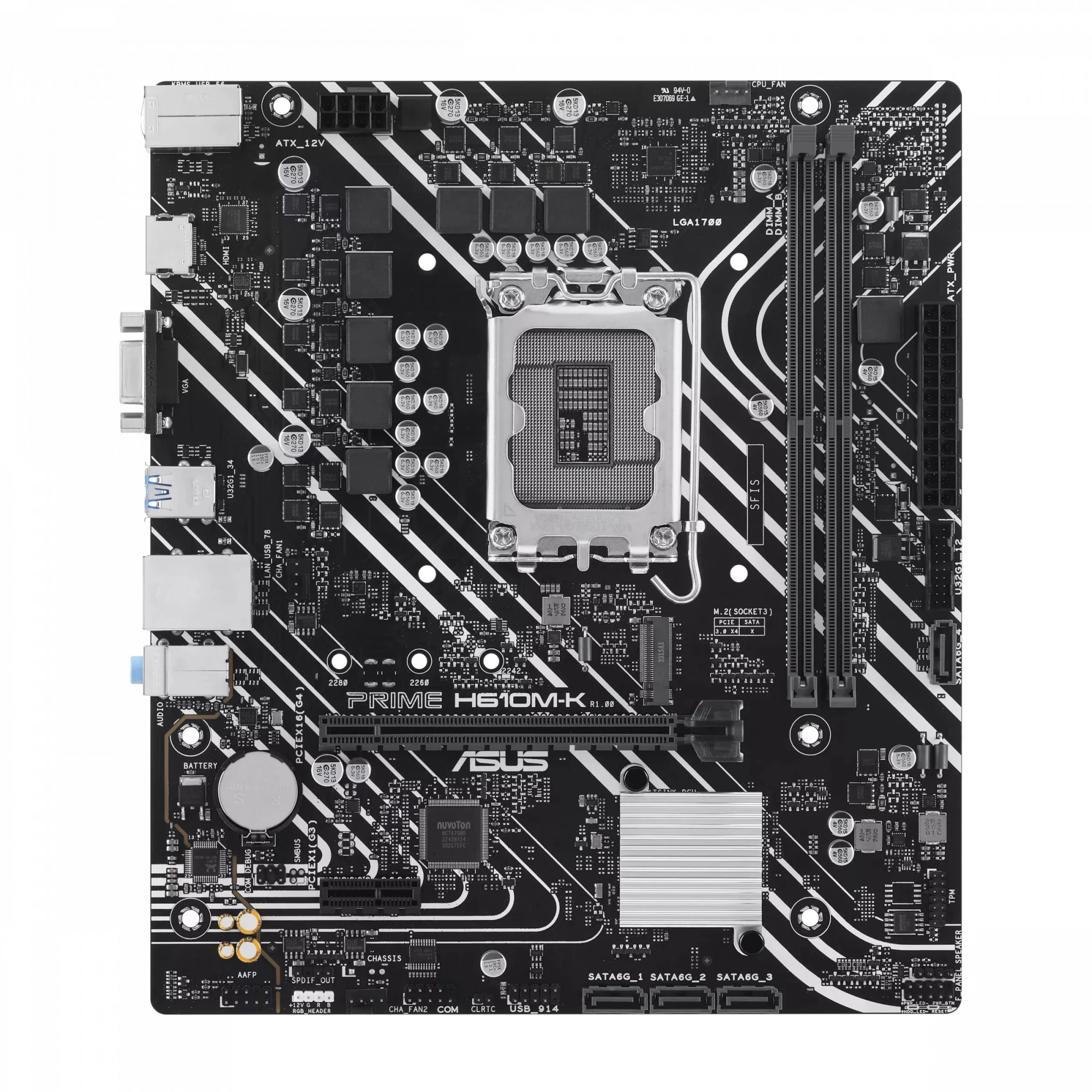 Материнська плата ASUS PRIME H610M-K (90MB1GA0-M0EAY0) (UA)