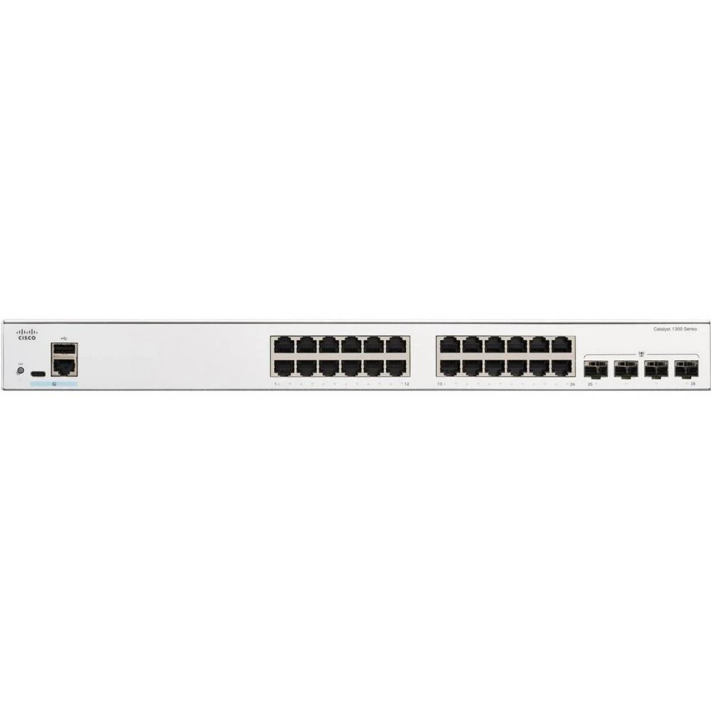 Комутатор керований Cisco C1300-24T-4G (UA)