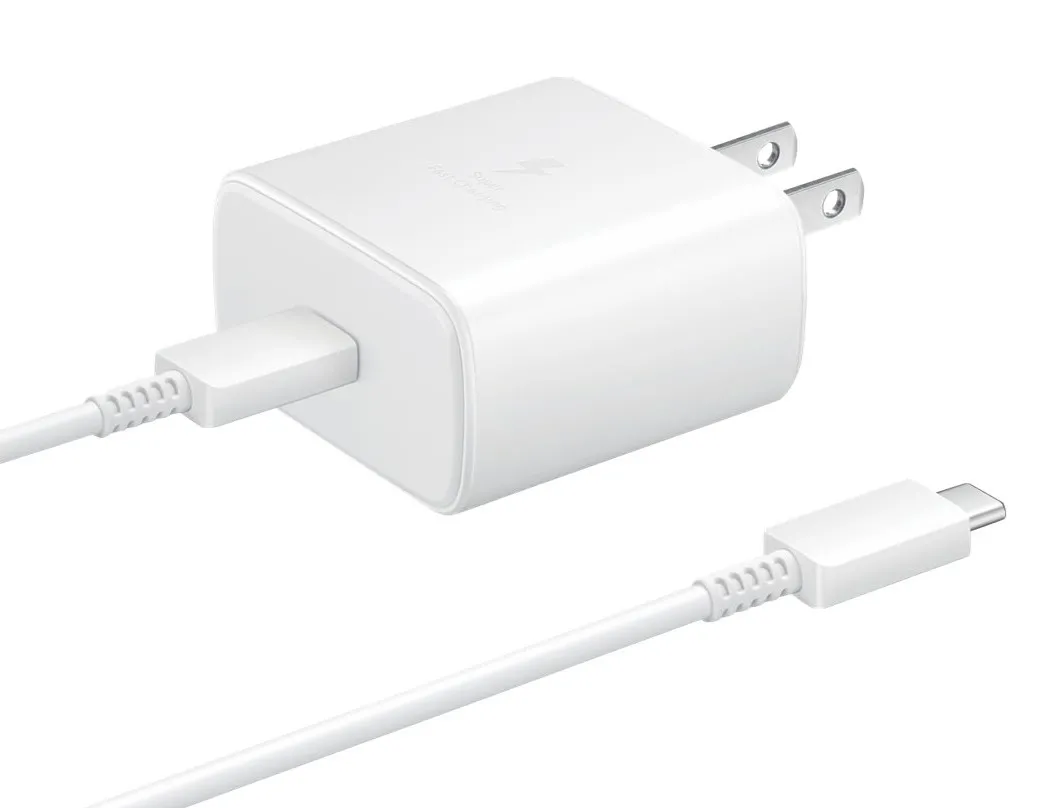 Samsung 45W PD Wall Charger Type-C Cable White (EP-TA845XBEGCN)