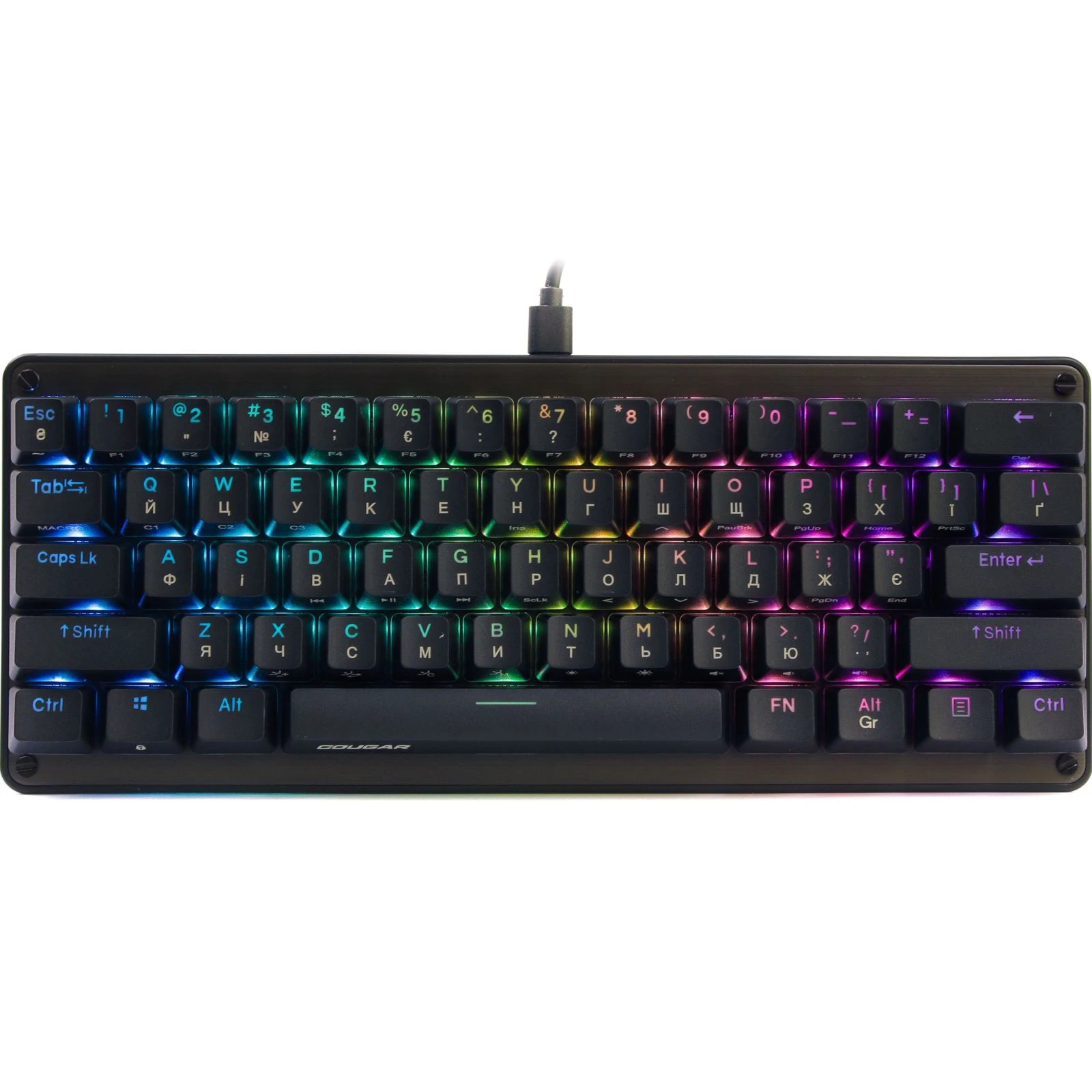 Клавіатура Cougar Puri Mini RGB USB Black (Puri Mini RGB) (UA)