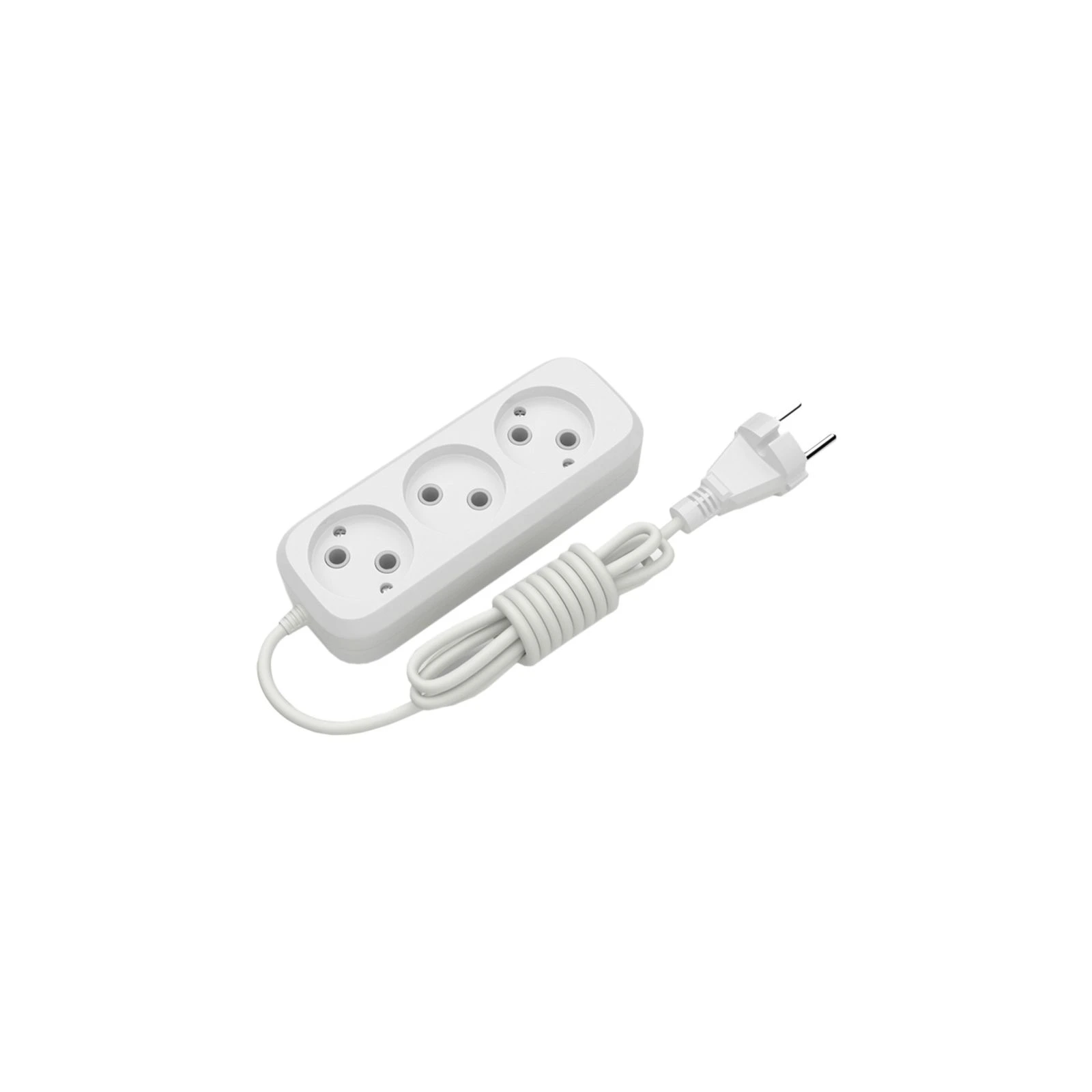 Сетевой фильтр Electrum C-ES-1785 1.5m, 3 роз, white (C-ES-1785) (UA)