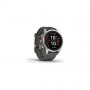 Garmin fenix 7S Pro Solar, Glass, SS w/Graphite band, GPS (010-02776-01) (UA)