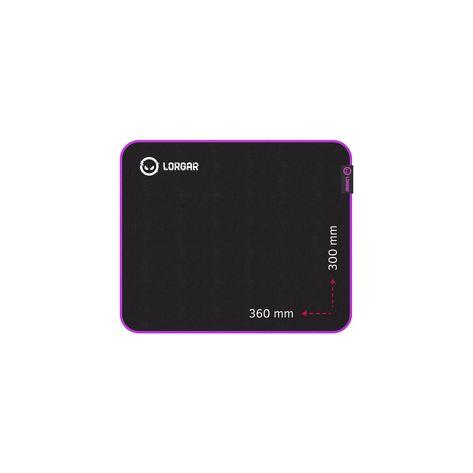 Килимок Lorgar Main 313 Black/Purple (LRG-GMP313) (UA)