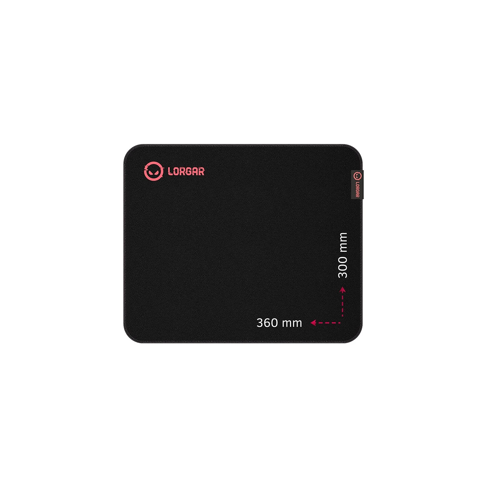 Килимок Lorgar Main 323 Black/Red (LRG-GMP323) (UA)