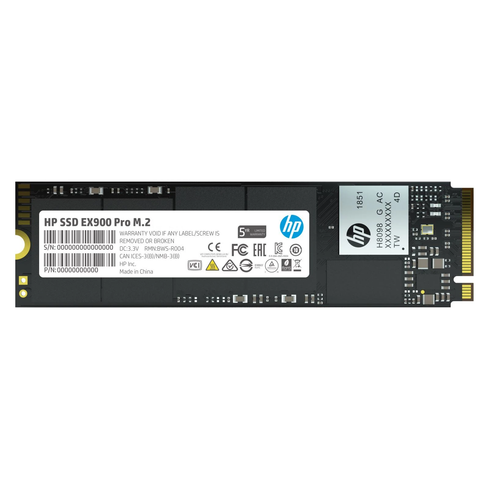 SSD диск M.2 2280 1TB EX900 Pro HP (9XL77AA) (UA)