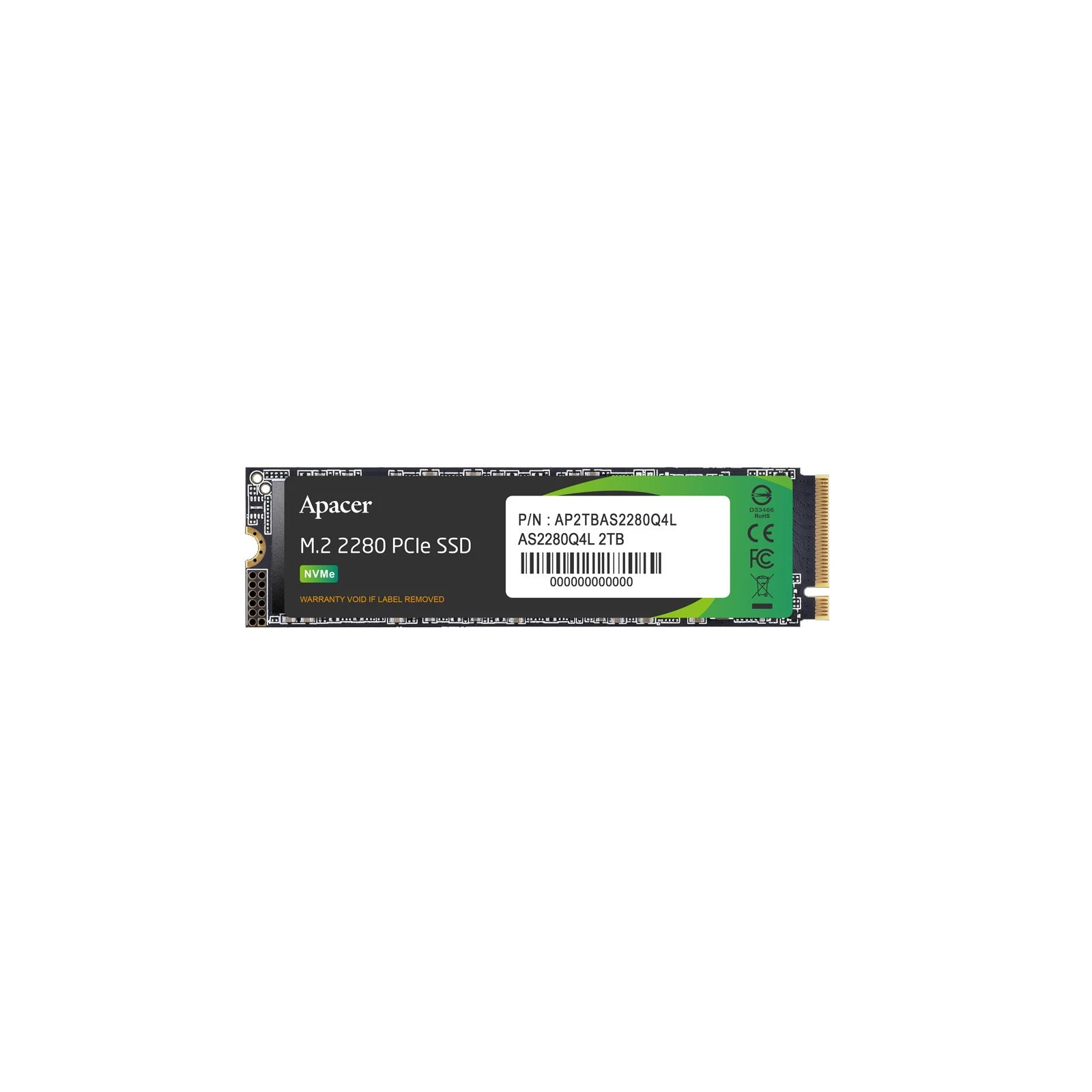 SSD диск M.2 2280 2TB Apacer (AP2TBAS2280Q4L-1) (UA)