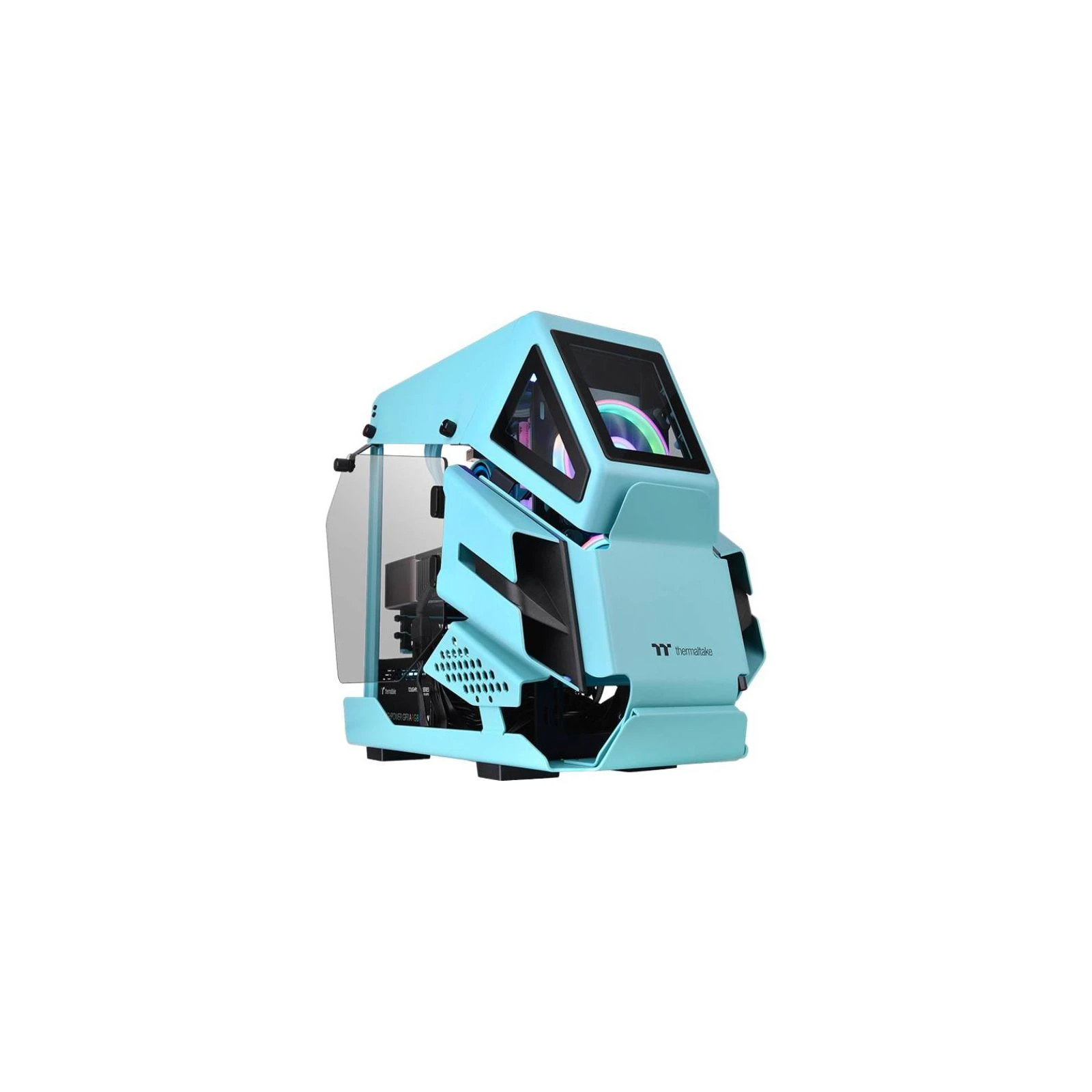 Корпус ThermalTake AH T200 Turquoise (CA-1R4-00SBWN-00) (UA)