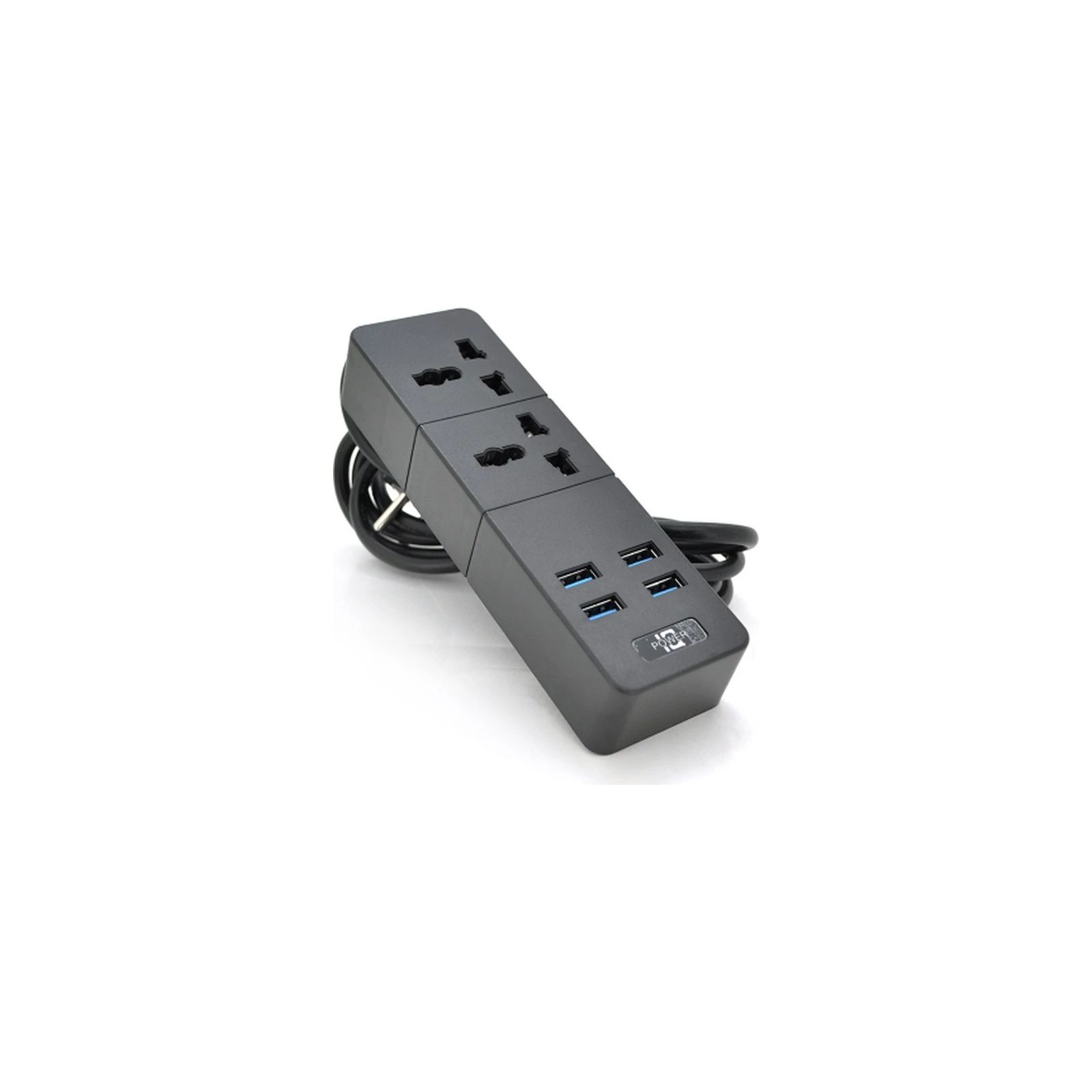 Мережевий фільтр Voltronic TВ-Т07, 2роз, 4*USB Black (ТВ-Т07-Black) (UA)