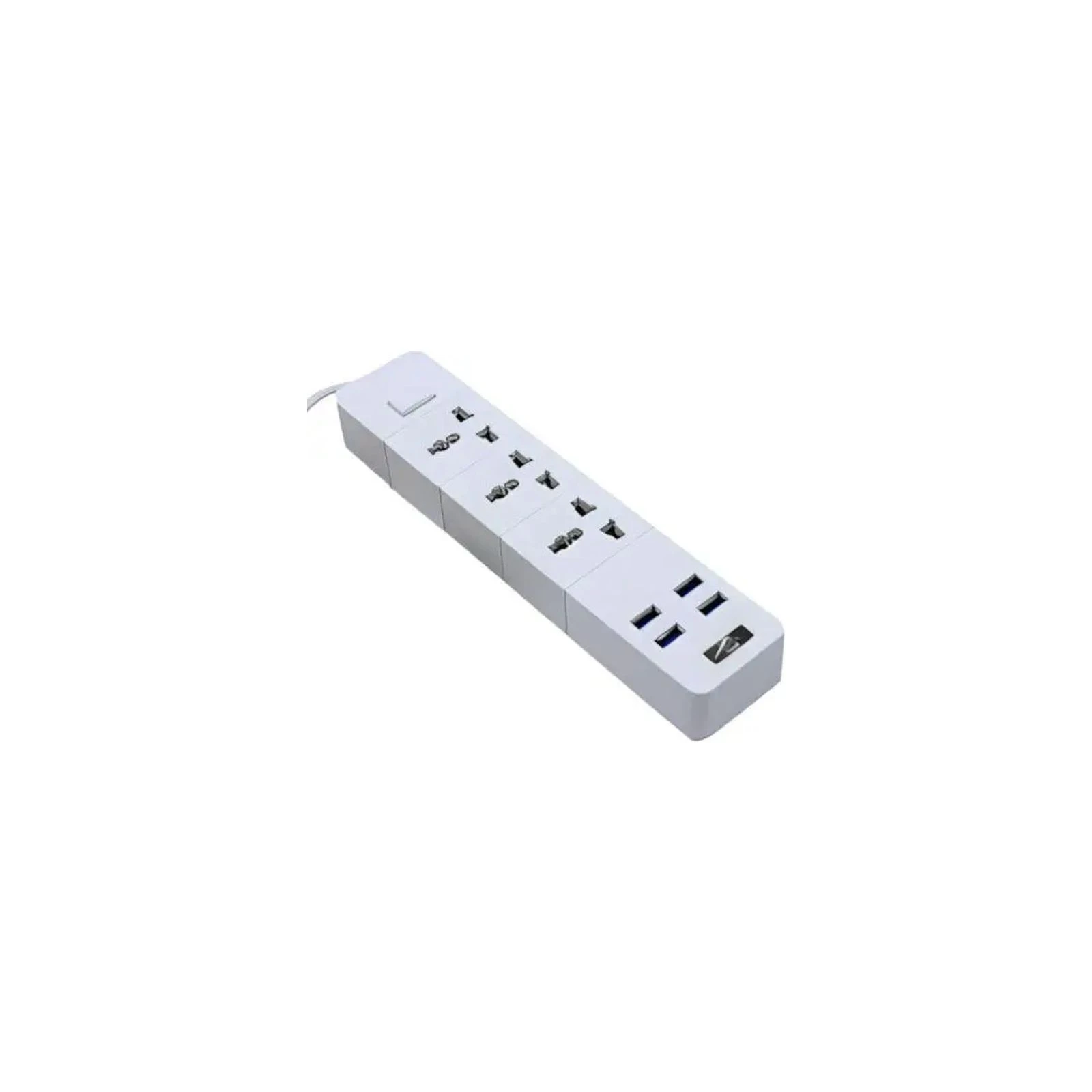 Мережевий фільтр Voltronic TВ-Т08, 3роз, 4*USB White (ТВ-Т08-White) (UA)