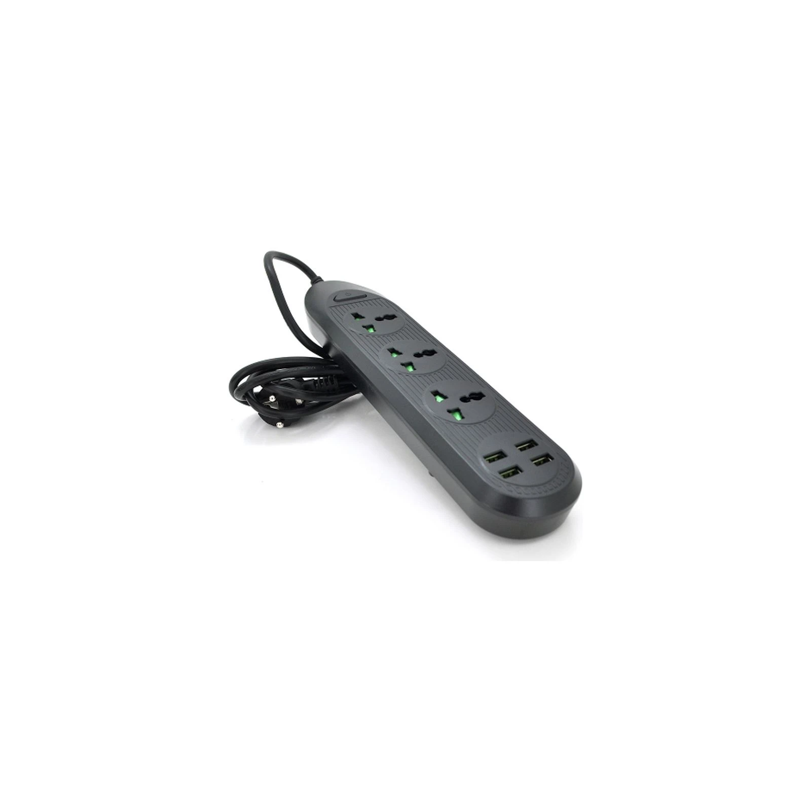 Мережевий фільтр Voltronic TВ-Т16mini, 3роз, 4*USB Black (ТВ-Т16mini-Black) (UA)