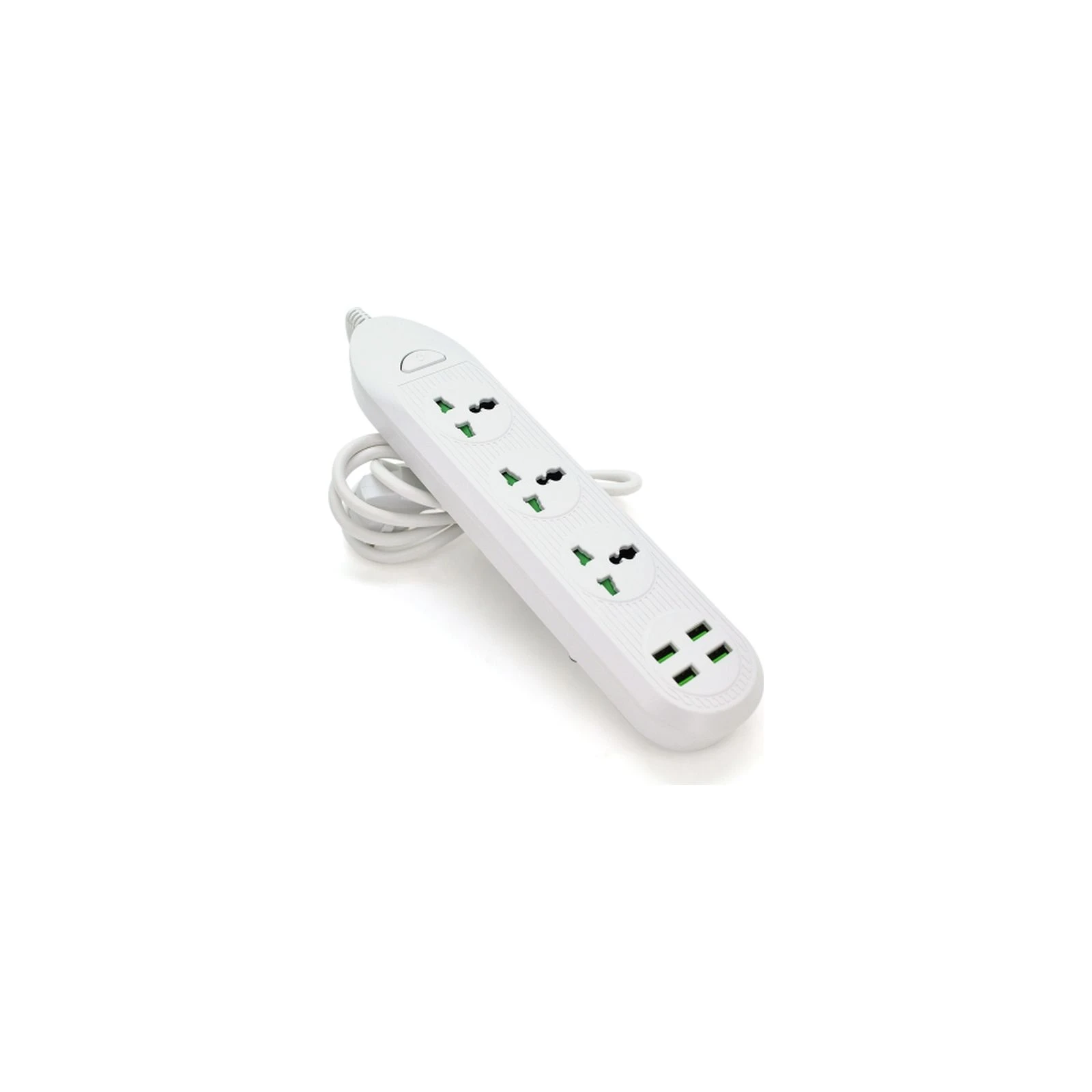 Мережевий фільтр Voltronic TВ-Т16mini, 3роз, 4*USB White (ТВ-Т16mini-White) (UA)