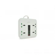 Voltronic TВ-Т18, 4роз, 2*USB+PD White (OS-Т18-White) (UA)