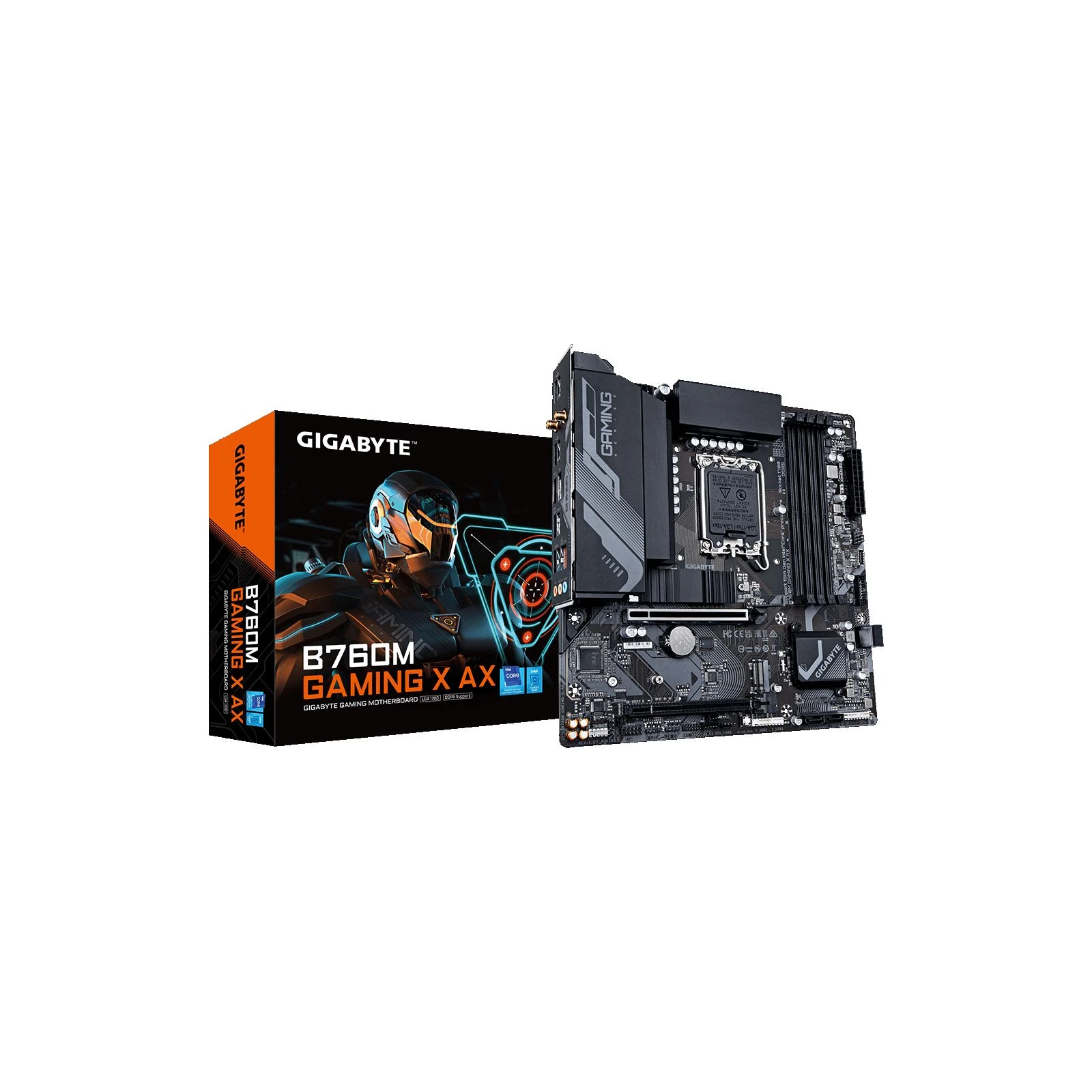 Материнская плата GIGABYTE B760M GAMING X AX (UA)
