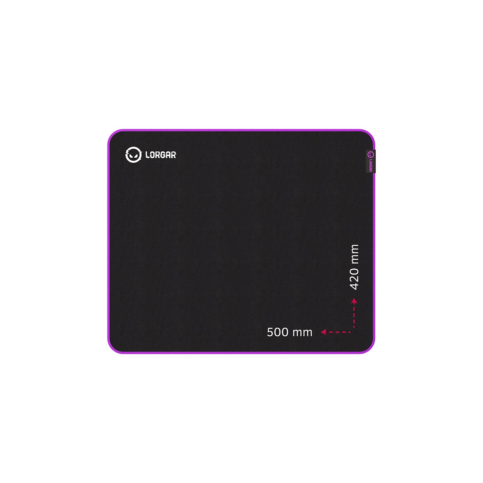 Коврик Lorgar Main 315 Black/Purple (LRG-GMP315) (UA)
