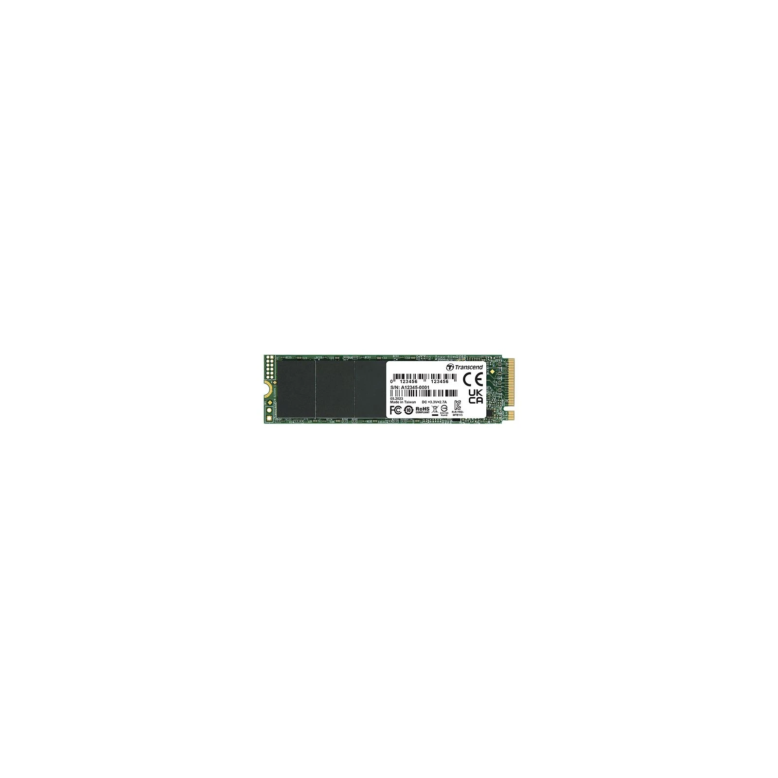 SSD диск M.2 2280 500GB Transcend (TS500GMTE115S) (UA)