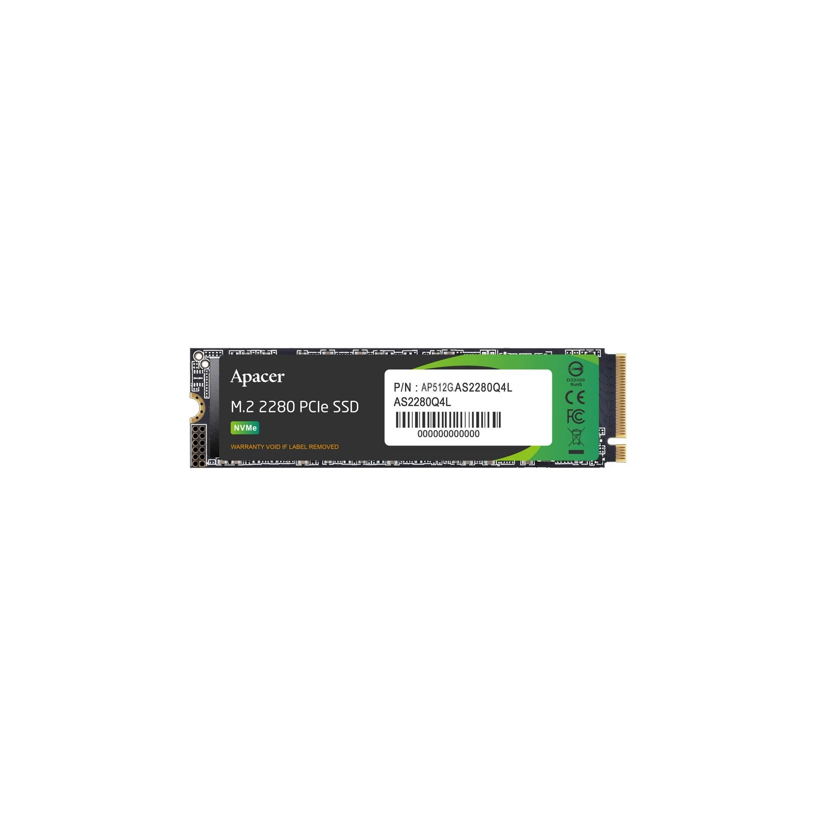 SSD диск M.2 2280 512GB Apacer (AP512GAS2280Q4L-1) (UA)