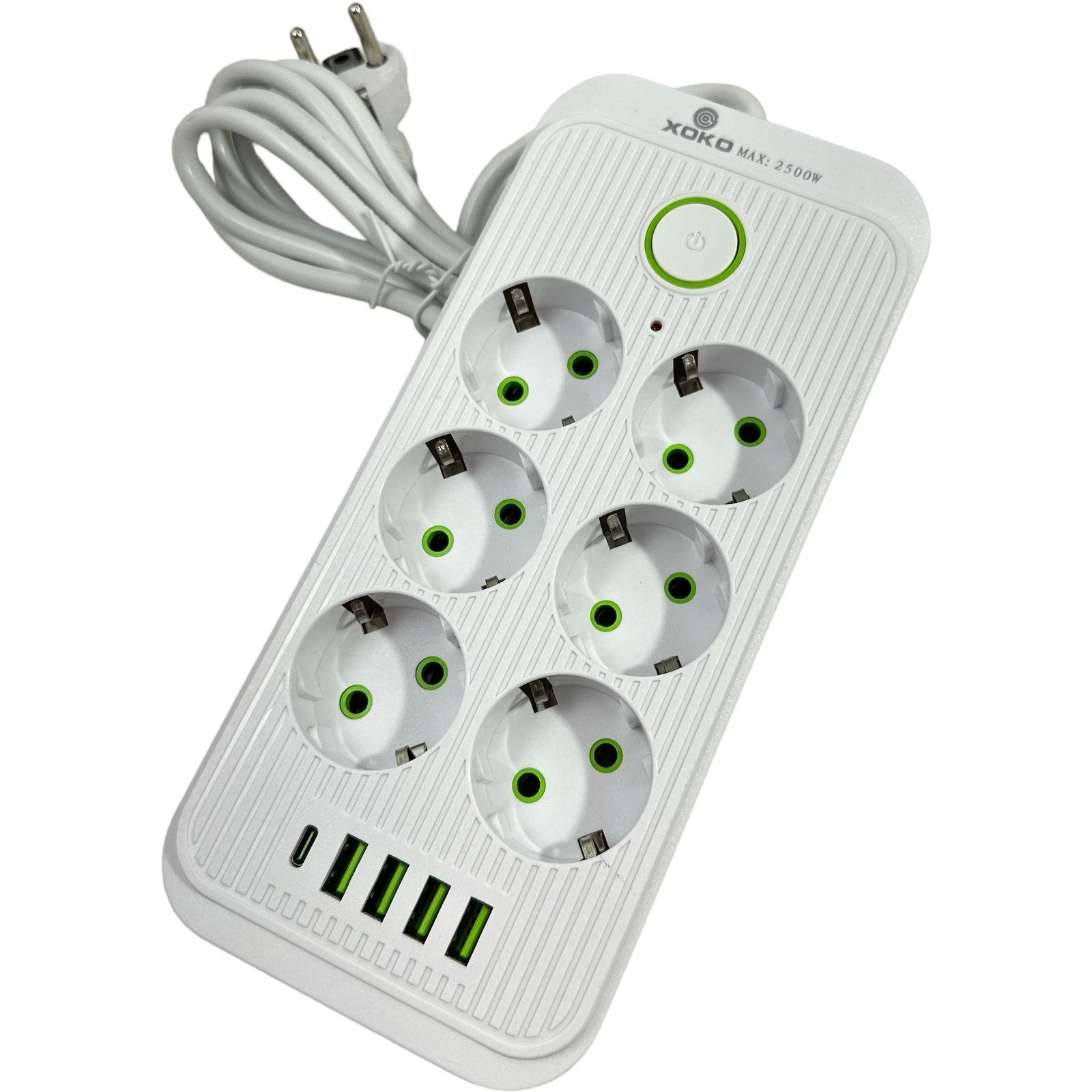 Мережевий фільтр XoKo XК-SP6-4-1-WH (UA)