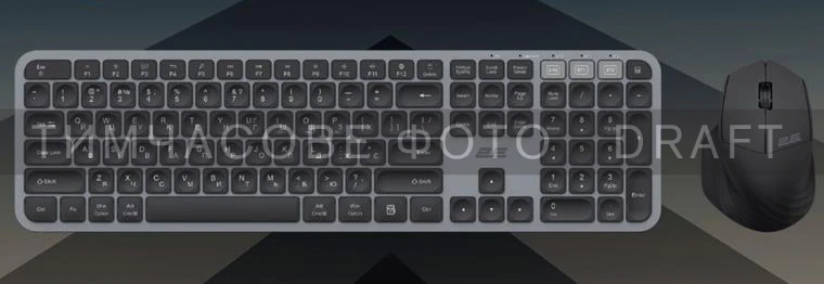 Комплект 2E MK440 WL BT EN/UKR Grey (2E-MK440WBGR_UA) (UA)