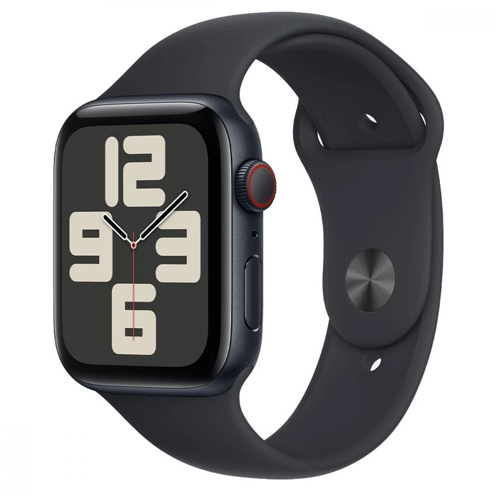 Часы Apple Watch SE 2 GPS + Cellular 44mm Midnight Alu. Case w. Midnight Sport Band M/L (MRH93/MRH73)