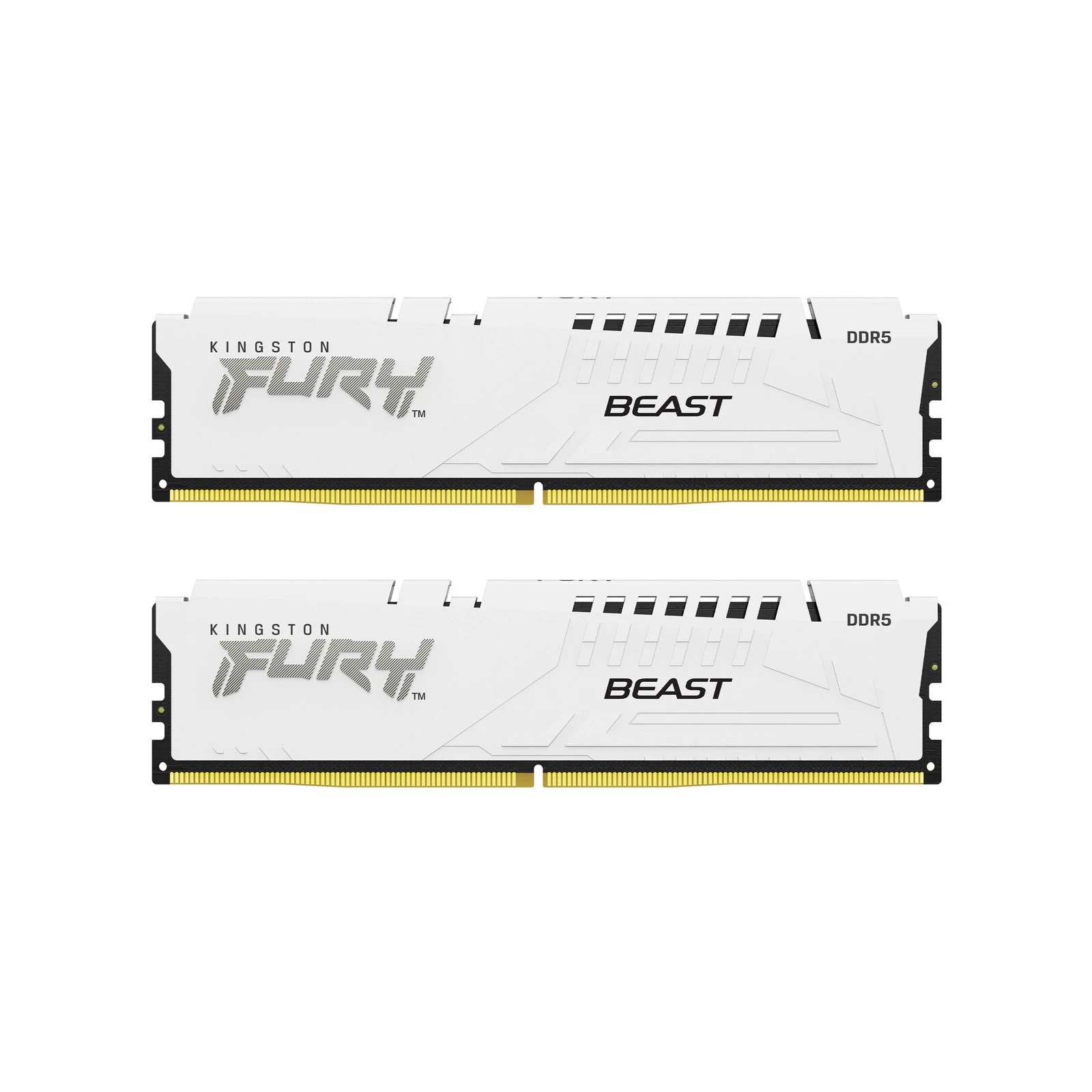 Оперативна пам'ять DDR5 64GB (2x32GB) 5600 MHz Beast White EXPO Kingston Fury (ex. HyperX) (KF556C36BWEK2-64) (UA)