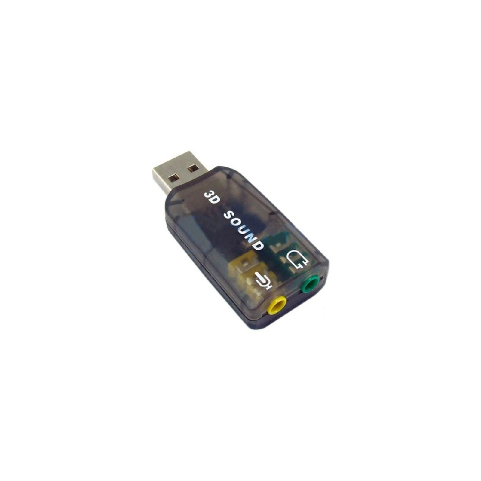 Звукова карта Dynamode USB 6(5.1) 3D RTL dark gray (USB-SOUNDCARD2.0 black) (UA)