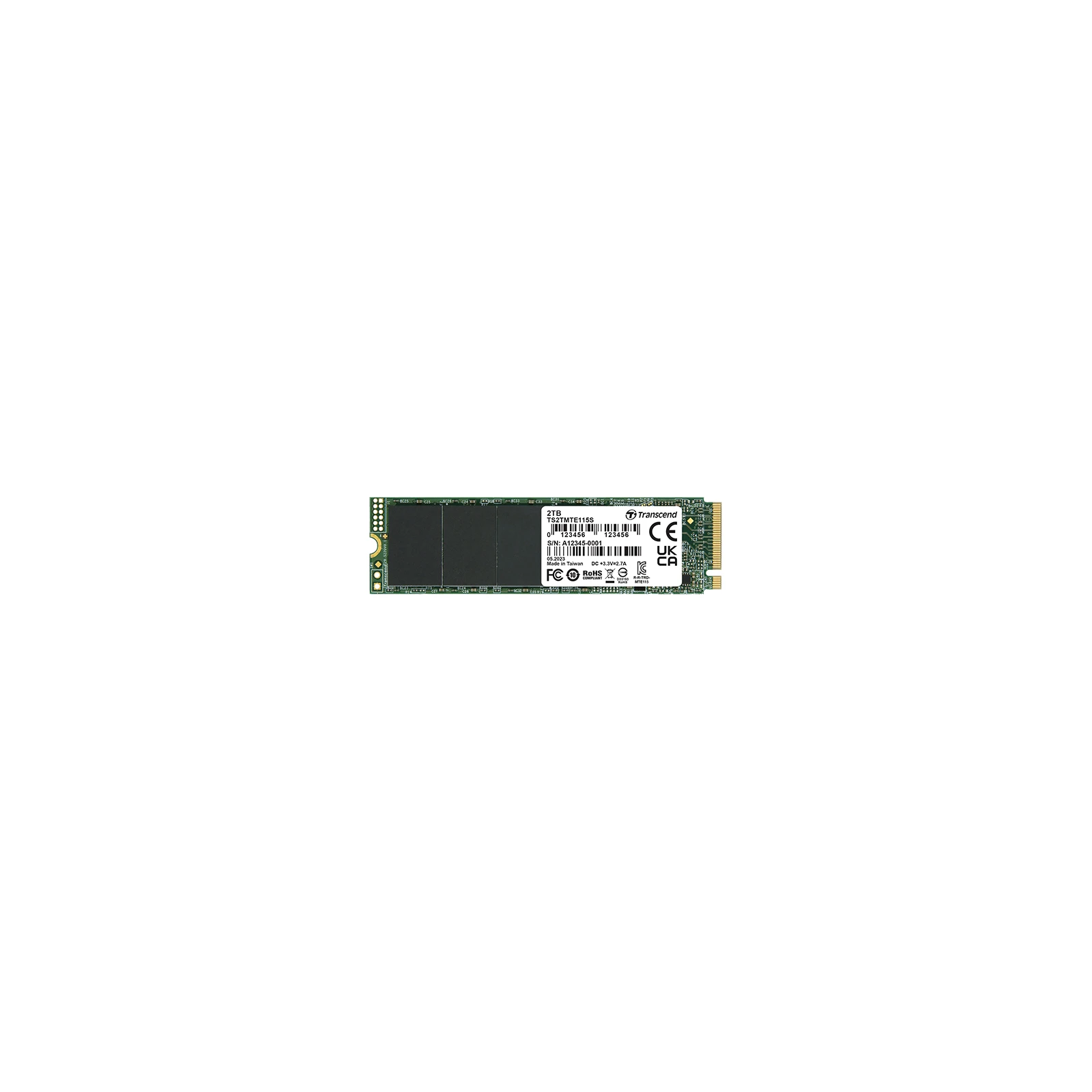 SSD диск M.2 2280 250GB Transcend (TS250GMTE115S) (UA)