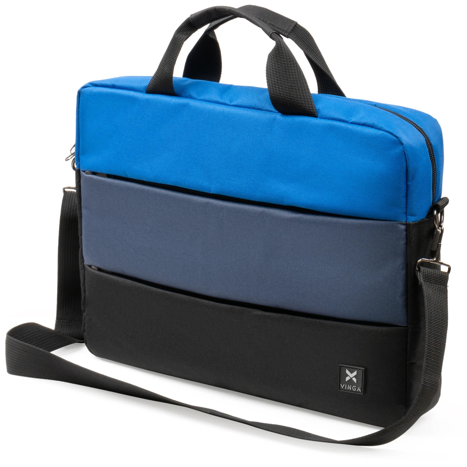 Сумка для ноутбука Vinga 15.6 NB1120 black/blue (NB1120BB) (UA)