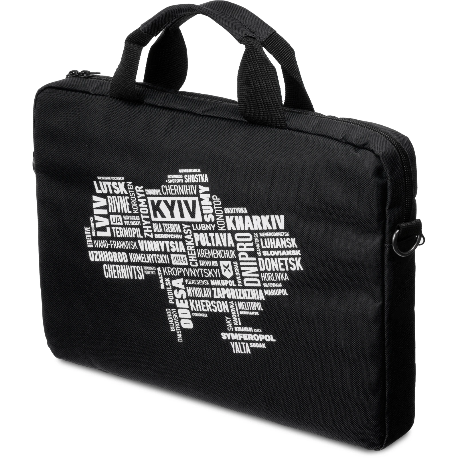 Сумка для ноутбука Vinga 15.6 NB1502 Black, white print (NB1502UWBK) (UA)