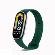 Силиконовый ремешок BeCover для Xiaomi Mi Smart Band 8 Dark Green (709384)