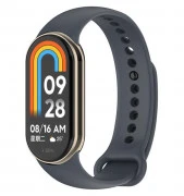Силиконовый ремешок BeCover для Xiaomi Mi Smart Band 8 Gray (709388)