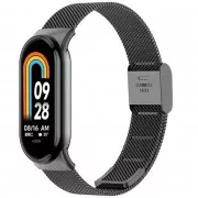 Ремешок BeCover Metal для Xiaomi Mi Smart Band 8 Black (709357)