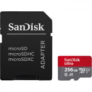 SanDisk 256 GB microSDXC UHS-I Ultra A1 + SD adapter (SDSQUAC-256G-GN6MA) (UA)