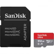 SanDisk 512 GB microSDXC UHS-I Ultra A1 + SD adapter (SDSQUAC-512G-GN6MA) (UA)