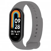 Силиконовый ремешок BeCover для Xiaomi Mi Smart Band 8 Steel Gray (709397)